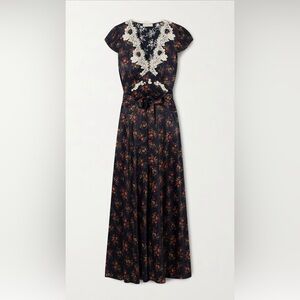 DÔEN
Coraline floral-print satin midi dress